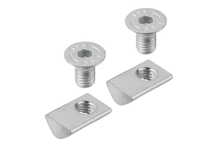 Mounting kits for couplings and angle brackets